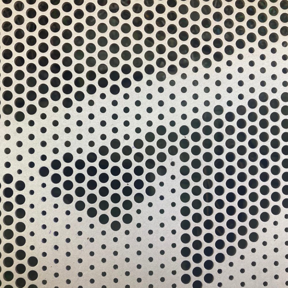 Gold metallic perforated patterned sheet metal Gold metallic perforated patterned sheet metal